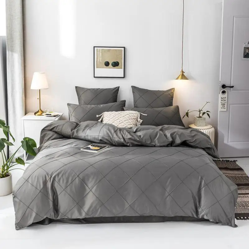 Bonenjoy Duvet Cover Sets With Flat Sheet ropa de cama Solid Color Bedding Set For Double Bed Quilt Cover Bedclothes King Size
Bonenjoy Duvet Cover Sets With Flat Sheet ropa de cama Solid Color Bedding Set For Double Bed Quilt Cover Bedclothes King Size