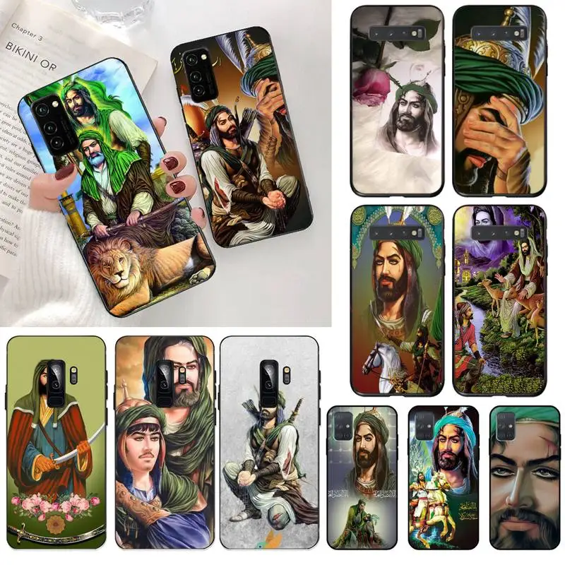 Мягкий черный чехол для телефона исламский шиа Имам Али Samsung S20 plus Ultra S6 S7 edge S8 S9 S10 5G