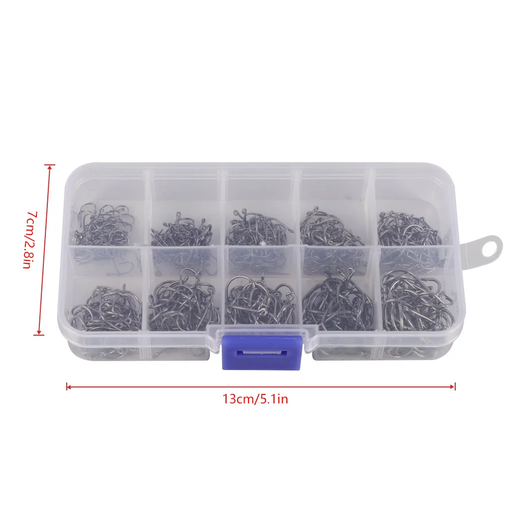 500pcs Fish Hooks Set Outdoor Fishing Carbon Steel Single Claw Jig Barb Fish Hooks Fishing Tackles
500pcs Fish Hooks Set Outdoor Fishing Carbon Steel Single Claw Jig Barb Fish Hooks Fishing Tackles