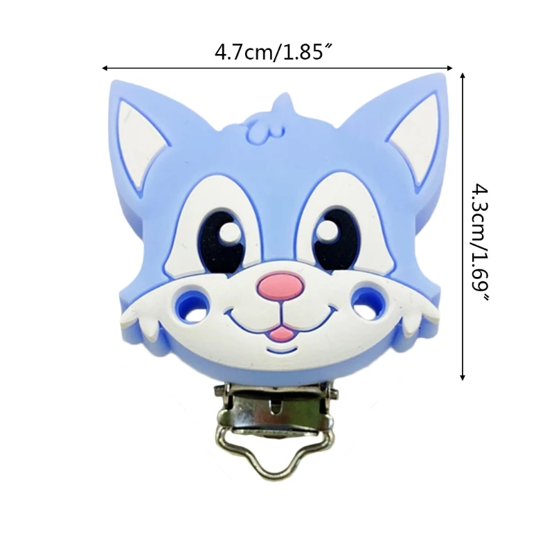Cartoon Animal Pacifier Clips Food Grade Silicone Baby Teether Safety Clasp Dummy Chain Holder DIY Nipple Toys Accessories
Cartoon Animal Pacifier Clips Food Grade Silicone Baby Teether Safety Clasp Dummy Chain Holder DIY Nipple Toys Accessories