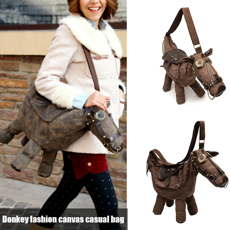 Hot Selling Donkey Shape Crossbody Bag for Women Handbag Super Cute Female Shoulder Bag
Hot Selling Donkey Shape Crossbody Bag for Women Handbag Super Cute Female Shoulder Bag