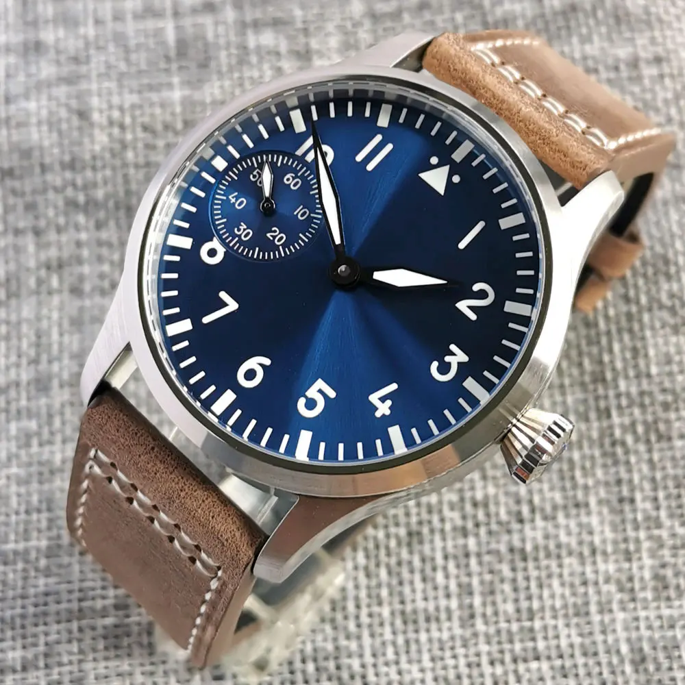 Часы мужские механические с минеральным/сапфировым стеклом, 42 мм 
Часы мужские механические с минеральным/сапфировым стеклом, 42 мм