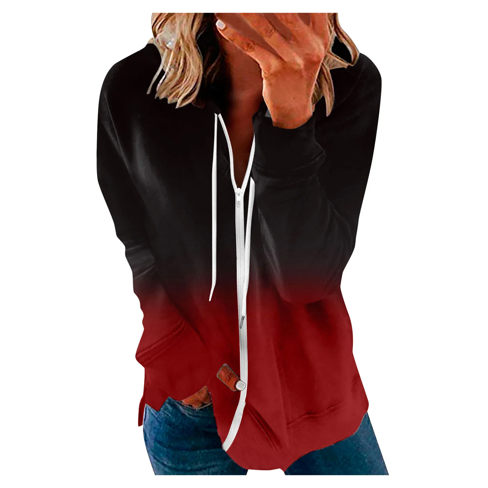 Aesthetic Zip Up Hoodie Women Fashion Long Sleeve Harajuku Hoodies Sweatshirts Zip-up Patchwork Printed Sweatshirt Худи Аниме 
Aesthetic Zip Up Hoodie Women Fashion Long Sleeve Harajuku Hoodies Sweatshirts Zip-up Patchwork Printed Sweatshirt Худи Аниме
