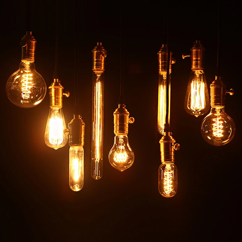 Tungsten Light Bulb E27 Screw Lamp Bases Retro Warm Yellow Light Imitation Tungsten Filament Individual Creative Light Bulb 40W
Tungsten Light Bulb E27 Screw Lamp Bases Retro Warm Yellow Light Imitation Tungsten Filament Individual Creative Light Bulb 40W