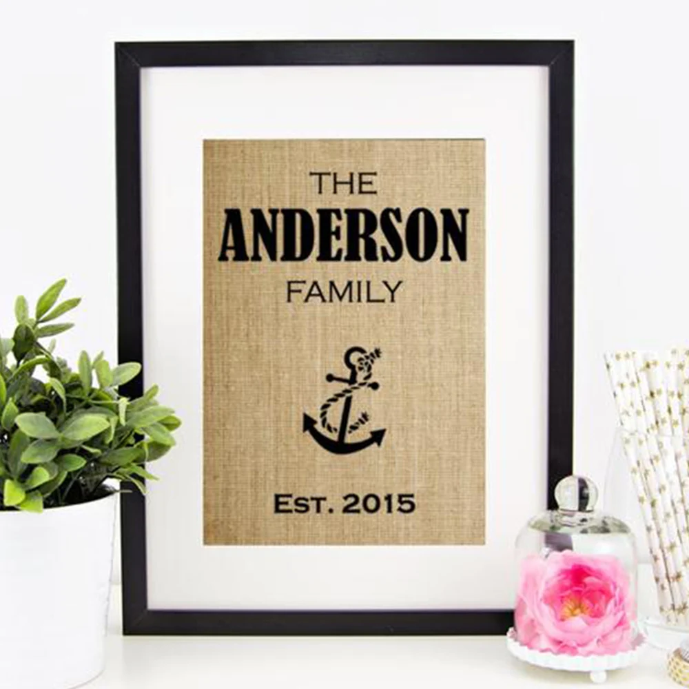 Personalized Family Name Sign Family Established Sign Gift for Parents House Warming Gift for Couple Rustic Anchor Decor
Personalized Family Name Sign Family Established Sign Gift for Parents House Warming Gift for Couple Rustic Anchor Decor