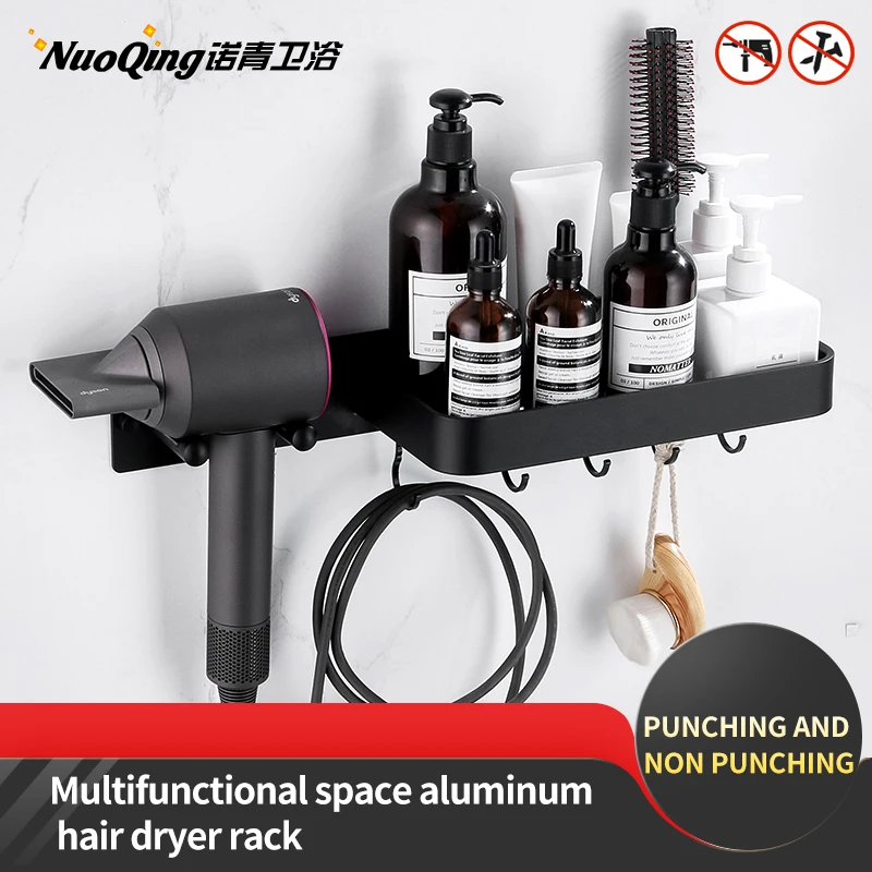 Hair Dryer Holder Organized Rack Wall Mounted Hair Straightener stand Bathroom Shelf Storage Accessories
Hair Dryer Holder Organized Rack Wall Mounted Hair Straightener stand Bathroom Shelf Storage Accessories