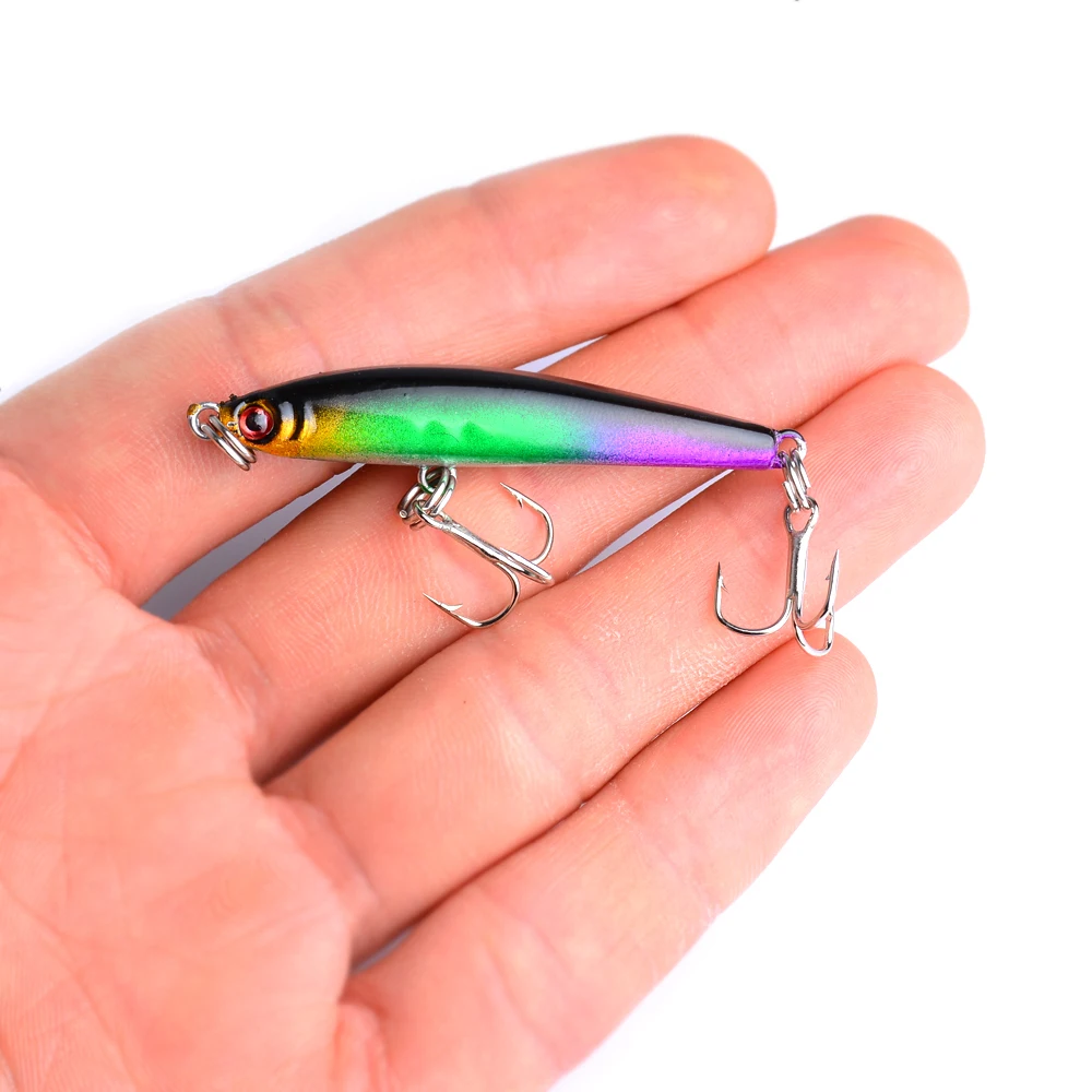 Hot 1pcs Fishing Lure Lifelike Minnow Lure Carp Fishing Bait Crankbait Wobbler Fishing Tackle 8 colors 5cm 3.4g Hard Baits
Hot 1pcs Fishing Lure Lifelike Minnow Lure Carp Fishing Bait Crankbait Wobbler Fishing Tackle 8 colors 5cm 3.4g Hard Baits