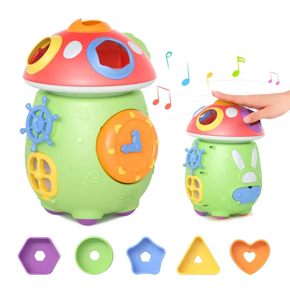 Multifunctional Musical Toys Baby Fun Music Mushroom Cart Musical Electronic Geometric Blocks Sorting Learning Educational Toys
Multifunctional Musical Toys Baby Fun Music Mushroom Cart Musical Electronic Geometric Blocks Sorting Learning Educational Toys