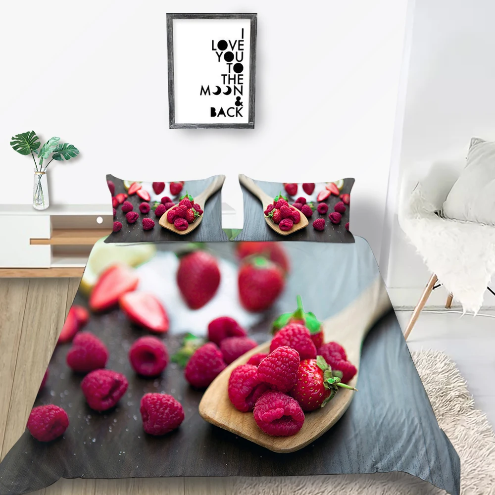 Оригинальный комплект постельного белья Berry Fresh Элегантный с 3D пододеяльником и