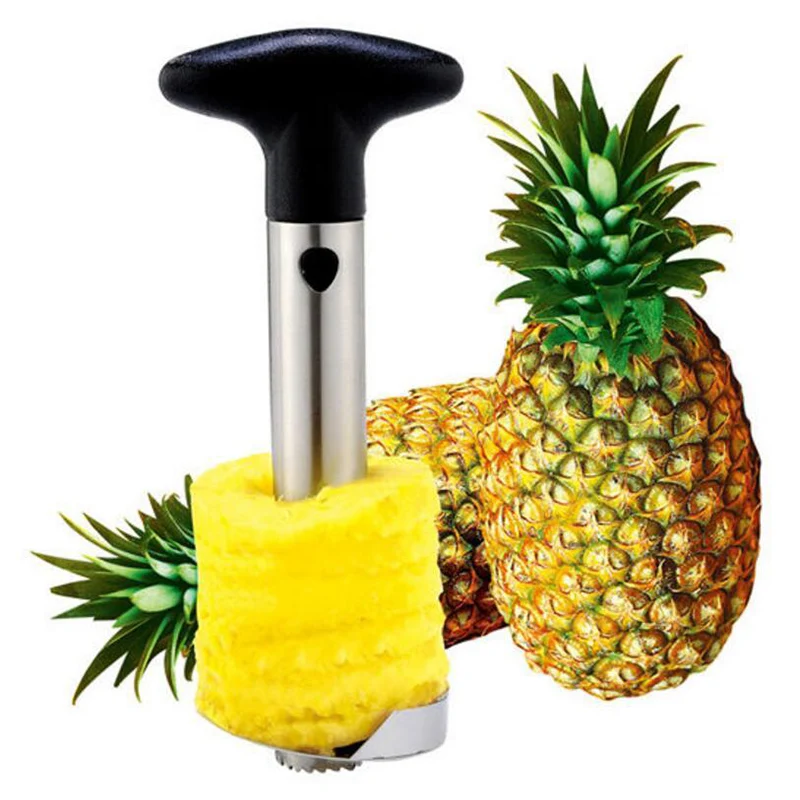Stainless Steel Pineapple Peeler Cutter Slicer Corer Peel Core Tools Fruit Vegetable Knife Gadget Kitchen Spiralizer
Stainless Steel Pineapple Peeler Cutter Slicer Corer Peel Core Tools Fruit Vegetable Knife Gadget Kitchen Spiralizer