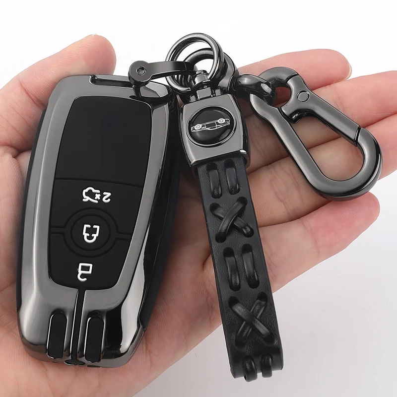 Zinc Alloy Silicone Car Key Case Cover Shell For Ford Fusion Mustang Explorer F150 F250 F350 Ranger Mondeo Keychain Accessories
Zinc Alloy Silicone Car Key Case Cover Shell For Ford Fusion Mustang Explorer F150 F250 F350 Ranger Mondeo Keychain Accessories