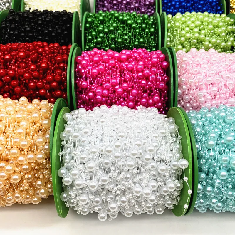 2 Yards 8+3mm Christmas Decoration Fishing Line Artificial Pearls Beads Chain Garland Flowers Wedding Party Decoration
2 Yards 8+3mm Christmas Decoration Fishing Line Artificial Pearls Beads Chain Garland Flowers Wedding Party Decoration