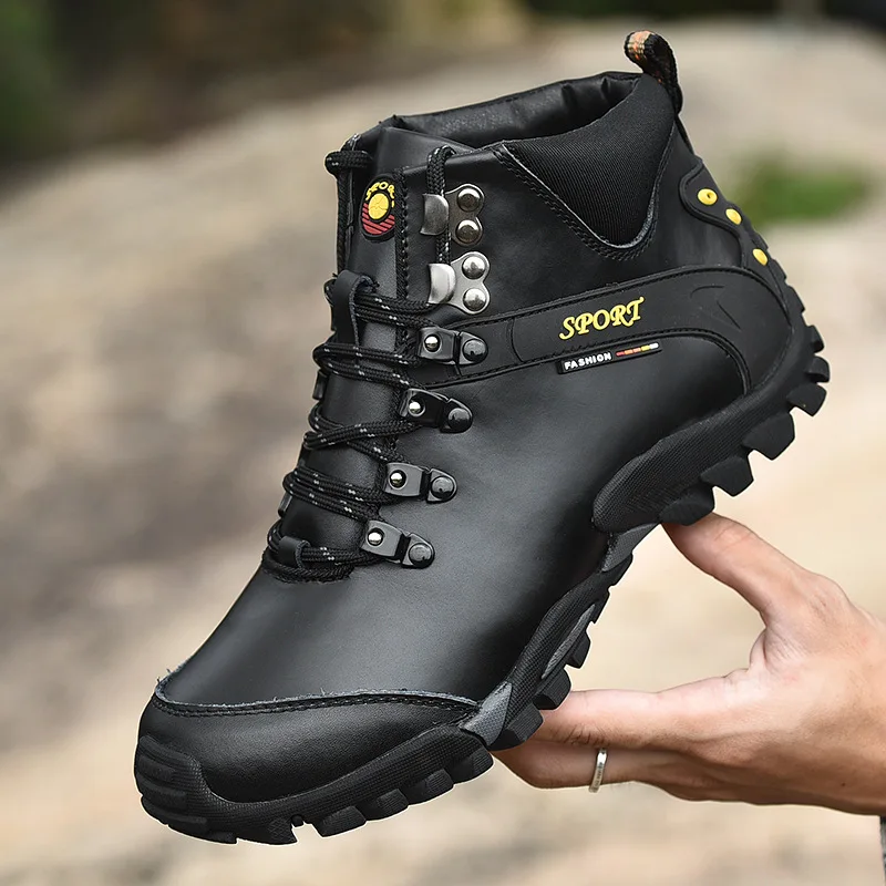 Winter Leather Snow Boots Men's Warm And Velvet Men's Casual Leather Boots Thickened Casual Men's Shoes Snow Voots
Winter Leather Snow Boots Men's Warm And Velvet Men's Casual Leather Boots Thickened Casual Men's Shoes Snow Voots