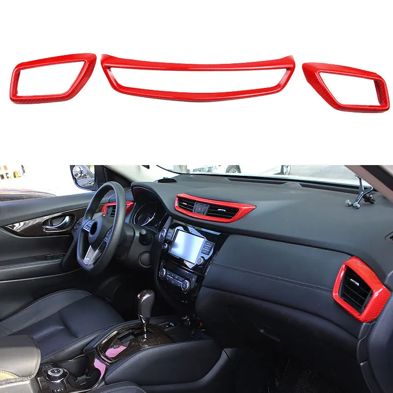 ABS 1Set Carbon Fiber Red Dashboard Air Outlet Vent Trim Frame Fit For Nissan Rogue 2014 2015 2016 2017 2018 2019 2020
ABS 1Set Carbon Fiber Red Dashboard Air Outlet Vent Trim Frame Fit For Nissan Rogue 2014 2015 2016 2017 2018 2019 2020
