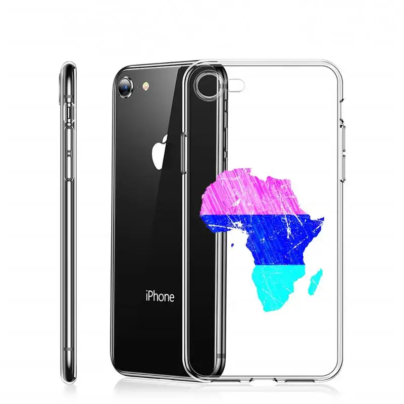 Africa Map colorful pattern Phone Case Transparent for iPhone 6 7 8 11 12 s mini pro X XS XR MAX Plus
Africa Map colorful pattern Phone Case Transparent for iPhone 6 7 8 11 12 s mini pro X XS XR MAX Plus