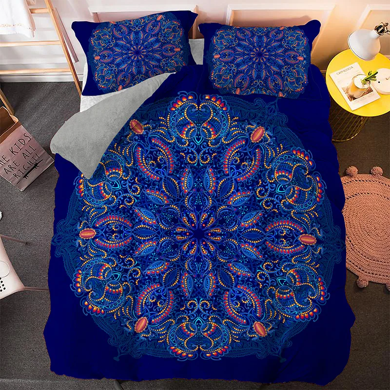 Luxury Mandala Boho Bedding Set Indian Duvet Covers Sets Quilt Cover Soft Fabric King Queen Size Home Textile
Luxury Mandala Boho Bedding Set Indian Duvet Covers Sets Quilt Cover Soft Fabric King Queen Size Home Textile