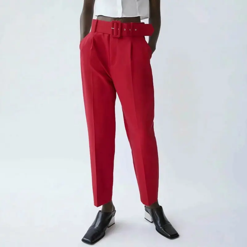 2021 New Fashion Spring Autumn Women Elegant Business High Waist Work Pants Leggings OL Office Lady Slim Pencil Trousers Sashes
2021 New Fashion Spring Autumn Women Elegant Business High Waist Work Pants Leggings OL Office Lady Slim Pencil Trousers Sashes