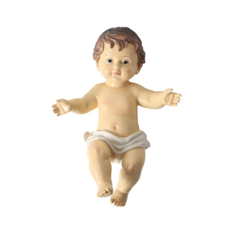 Resin Religious Nativity Figurine Little Baby Jesus Statue Ornament Christ Craft H3CC
Resin Religious Nativity Figurine Little Baby Jesus Statue Ornament Christ Craft H3CC