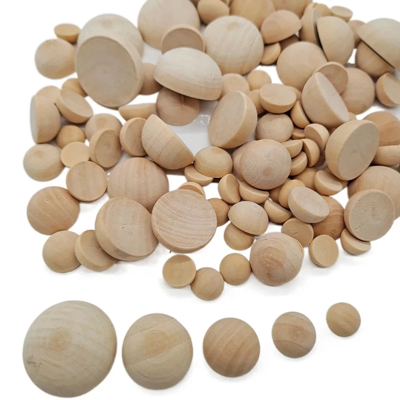 12-30MM Half Wooden Beads Unfinished Half-sided Wood Balls Split DIY Mini Craft Wooden Beads Ball 5/10/20/50/100pcs 
12-30MM Half Wooden Beads Unfinished Half-sided Wood Balls Split DIY Mini Craft Wooden Beads Ball 5/10/20/50/100pcs