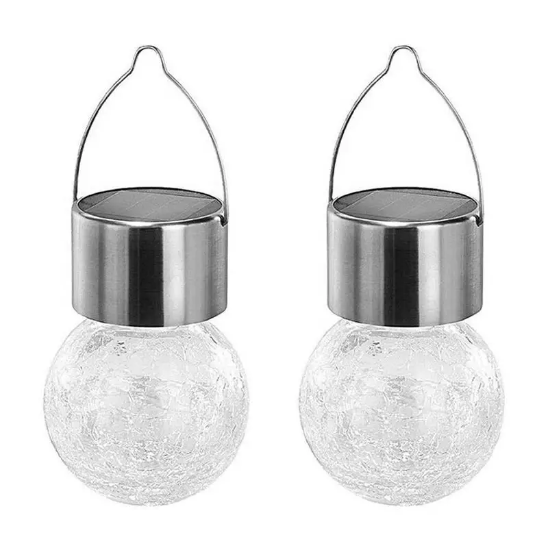 1/4pcs Solar Hanging Lights Multi-Color Changing Cracked Glass Hanging Ball Lights Waterproof Outdoor Solar Lanterns For Garden 
1/4pcs Solar Hanging Lights Multi-Color Changing Cracked Glass Hanging Ball Lights Waterproof Outdoor Solar Lanterns For Garden