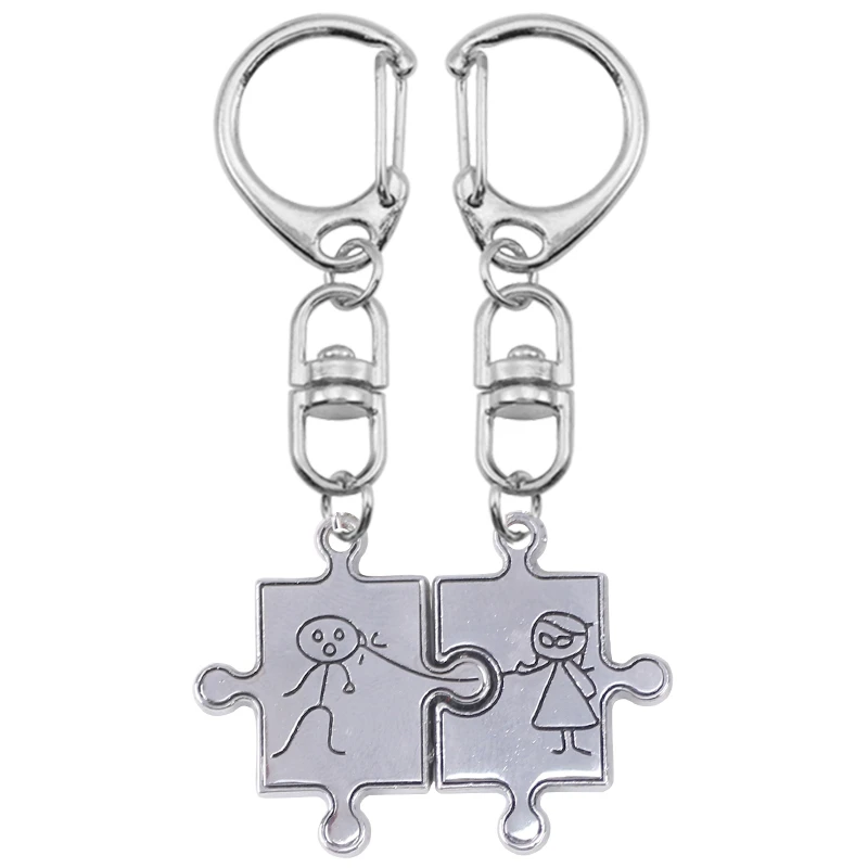 Best Friend 2 Piece Set Keychain Puzzle Carving Couple Pattern Pendant Fashion Men And Women Valentine's Day Jewelry Gift Hot
Best Friend 2 Piece Set Keychain Puzzle Carving Couple Pattern Pendant Fashion Men And Women Valentine's Day Jewelry Gift Hot