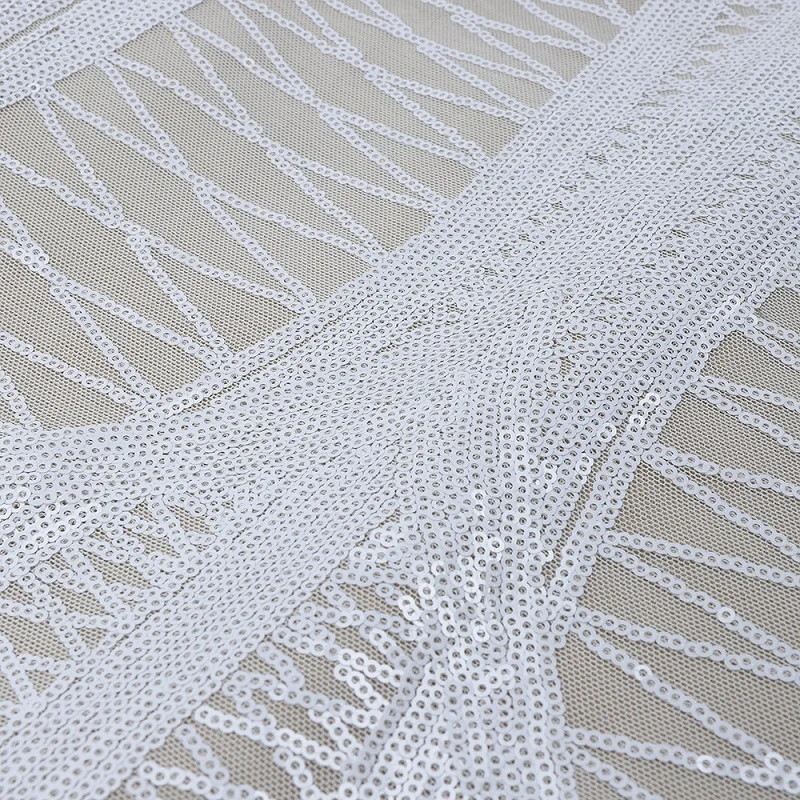 2020 Latest White Sexy Spaghetti Strap Backless V Neck Bodycon Party Dresses Women Fashion Sequin Mesh Striped Summer Mini Dress
2020 Latest White Sexy Spaghetti Strap Backless V Neck Bodycon Party Dresses Women Fashion Sequin Mesh Striped Summer Mini Dress