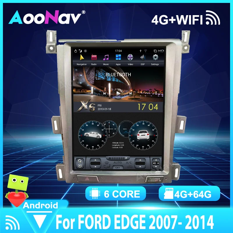 Автомобильный радиоприемник с экраном Tesla Android для FORD EDGE 2007-2011 2012 2013 2014 стереоприемник DSP Carplay Авторадио мультимедийный
Автомобильный радиоприемник с экраном Tesla Android для FORD EDGE 2007-2011 2012 2013 2014 стереоприемник DSP Carplay Авторадио мультимедийный