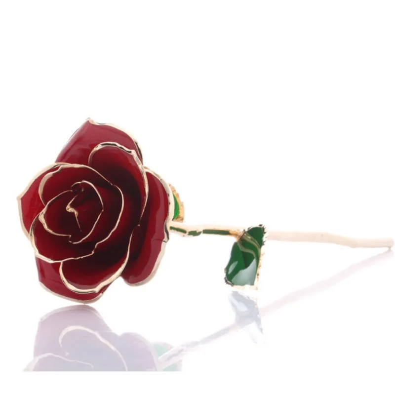 Love 24K Gold Foil Rose Permanent Flower With Bracket Gift for Valentine's Day Mother's Day Anniversary Birthday Party Decor Z
Love 24K Gold Foil Rose Permanent Flower With Bracket Gift for Valentine's Day Mother's Day Anniversary Birthday Party Decor Z