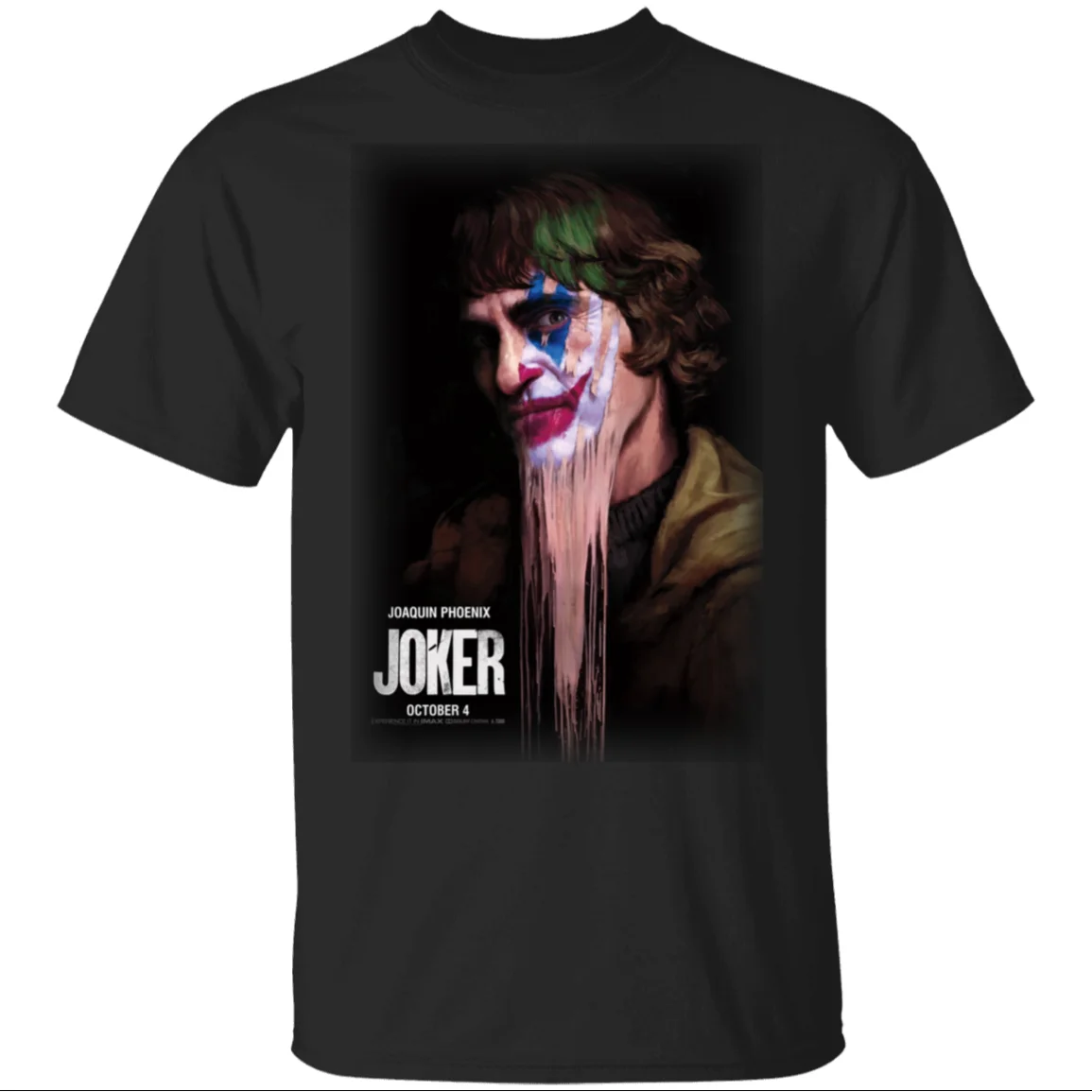 Новая футболка с надписью Joker Joaquin Phoenix Happy Face из фильма Счастливое лицо цвет