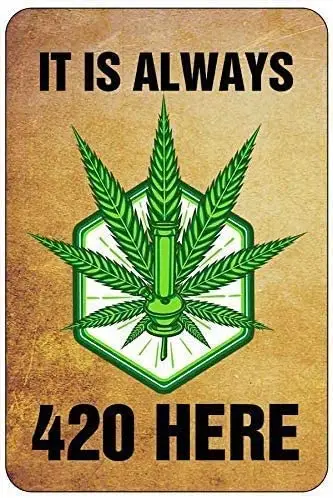 Always 420 Here Blaze It Retro Street Sign Household Metal Bar Cafe Car Motorcycle Garage Decoration Supplies12 X 8 Inch
Always 420 Here Blaze It Retro Street Sign Household Metal Bar Cafe Car Motorcycle Garage Decoration Supplies12 X 8 Inch