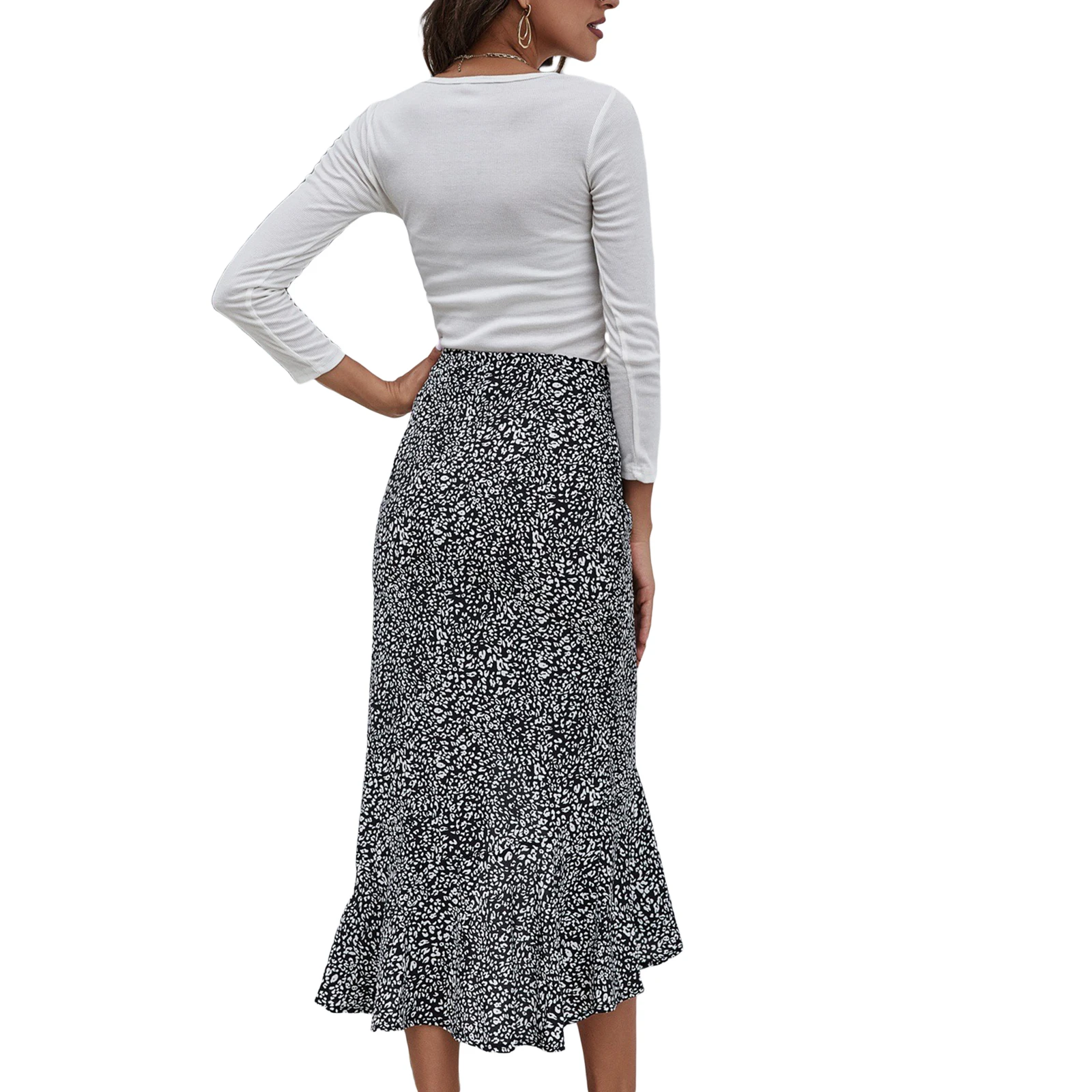 Women Summer Split Leopard Fishtail Skirts Black Fashion Sexy Girl High Waist Floral Loose Lady Clothes Green Flower Skirt
Women Summer Split Leopard Fishtail Skirts Black Fashion Sexy Girl High Waist Floral Loose Lady Clothes Green Flower Skirt