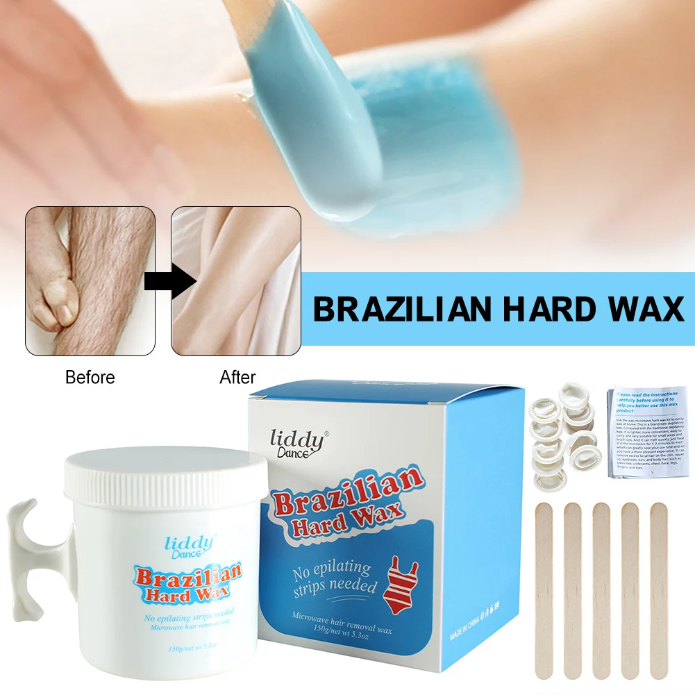 Microwave Hard Wax Kit No Strip No Bean Depilatory Wax Hair Removal Kit Brazilian Wax for Face Arm Leg Bikini with 5 Sticks
Microwave Hard Wax Kit No Strip No Bean Depilatory Wax Hair Removal Kit Brazilian Wax for Face Arm Leg Bikini with 5 Sticks