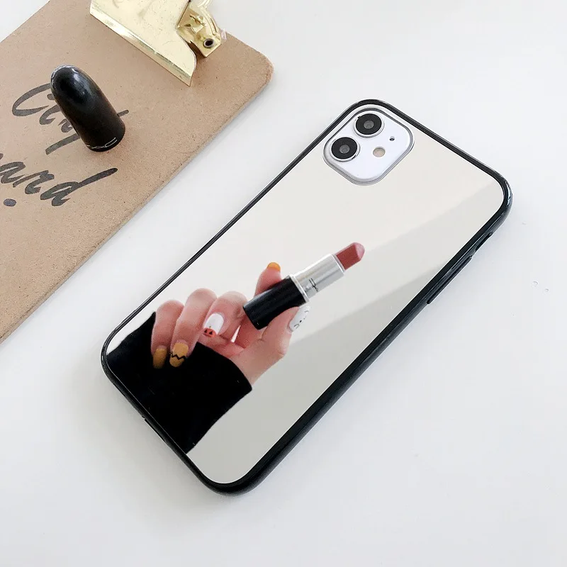 TPU Makeup Mirror Phone Case For iPhone 12 11 Pro XS Max XR X Protection Back Cover For iPhone 8 7 Plus SE 2020 Acrylic Shell
TPU Makeup Mirror Phone Case For iPhone 12 11 Pro XS Max XR X Protection Back Cover For iPhone 8 7 Plus SE 2020 Acrylic Shell