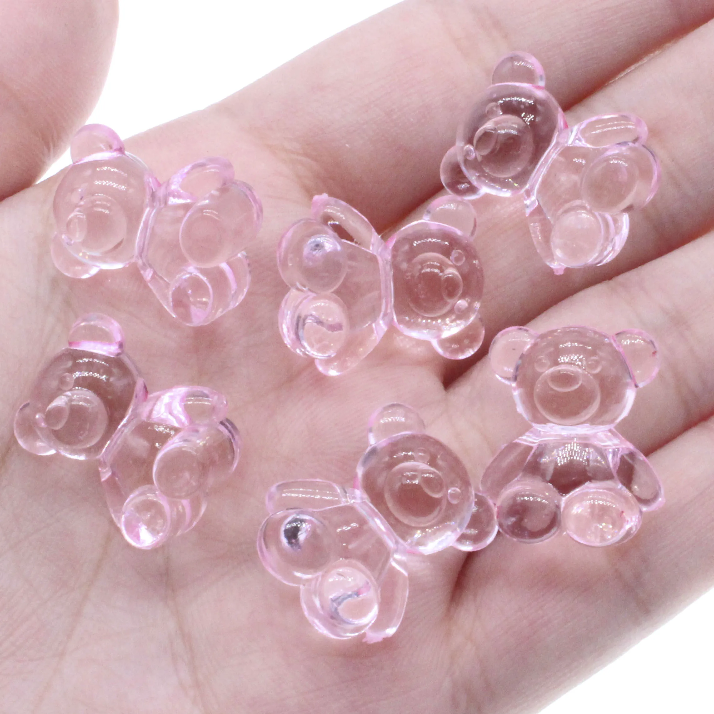 CHONGAI 10Pcs Pink Cute Gummy Bear for Necklace Bracelet Earrings Jewelry Diy Findings Resin Bears Christmas Gift
CHONGAI 10Pcs Pink Cute Gummy Bear for Necklace Bracelet Earrings Jewelry Diy Findings Resin Bears Christmas Gift
