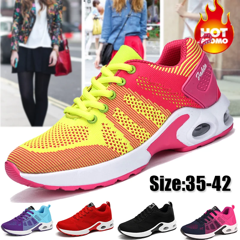 Fashion Women Lightweight Sneakers Running Shoes Outdoor Sports Shoes Breathable Comfort Ladies Sneakers Air Cushion Lace Up
Fashion Women Lightweight Sneakers Running Shoes Outdoor Sports Shoes Breathable Comfort Ladies Sneakers Air Cushion Lace Up