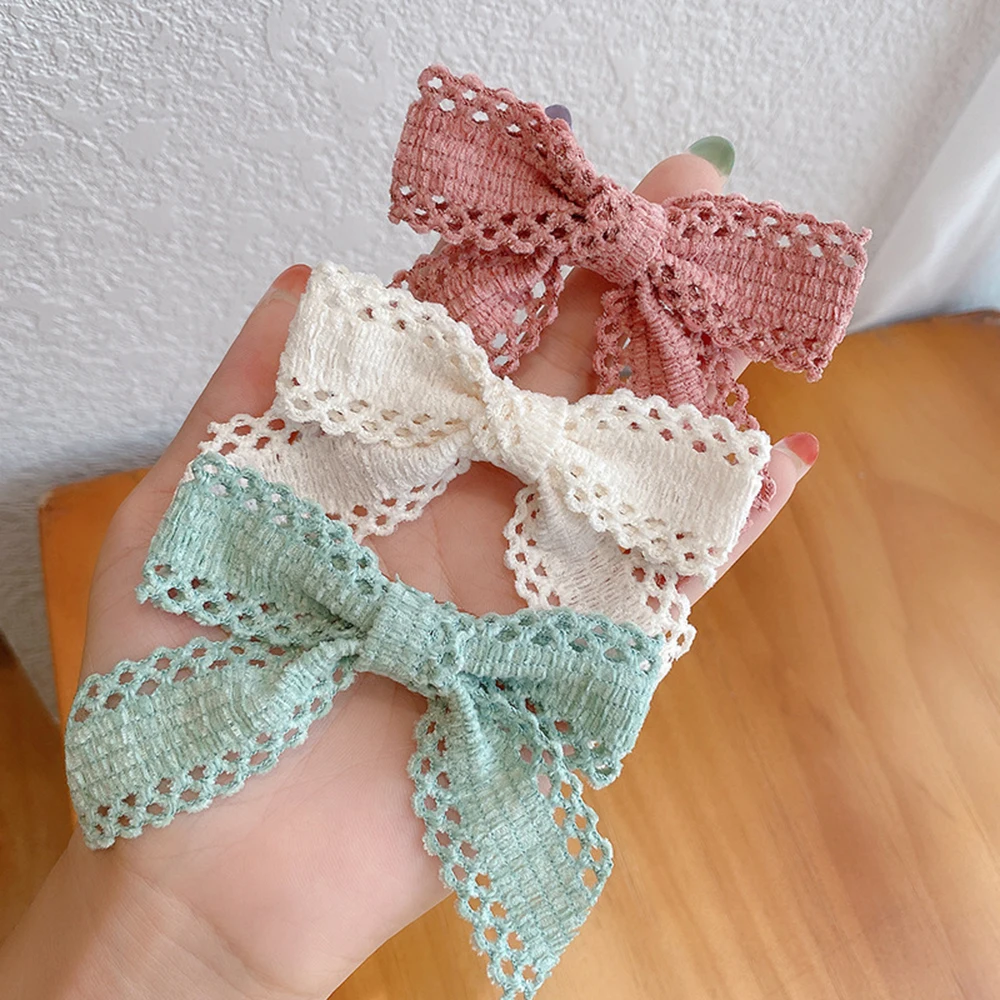 Sweet Lace Bows Hair Clip Jacquard Hair Bow For Babys Girl Hair Accessories 6 Colors 1pcs
Sweet Lace Bows Hair Clip Jacquard Hair Bow For Babys Girl Hair Accessories 6 Colors 1pcs