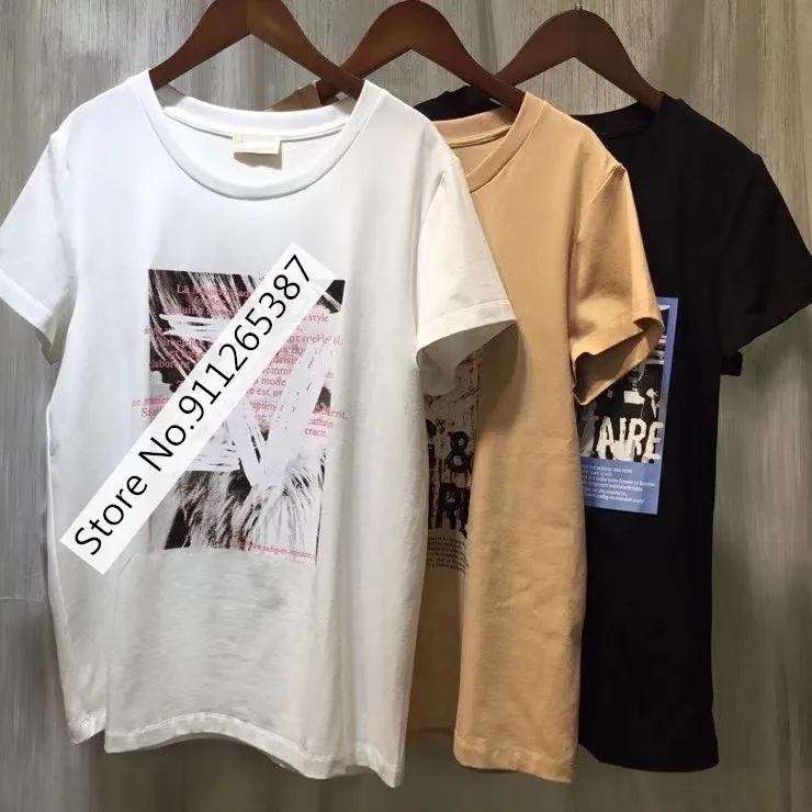 Женские футболки из 100% хлопка с круглым вырезом и коротким рукавом с буквенным принтом, новинка 2021, весенне-Летние повседневные топы
Женские футболки из 100% хлопка с круглым вырезом и коротким рукавом с буквенным принтом, новинка 2021, весенне-Летние повседневные топы