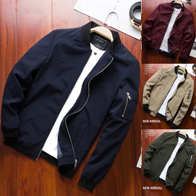 Newest Classic Spring Autumn Clothes Men Jacket Sportswear Coat Parka Zipper Men's Fashion Solid Hip Hop Outerwear Slim Fit Tops
Newest Classic Spring Autumn Clothes Men Jacket Sportswear Coat Parka Zipper Men's Fashion Solid Hip Hop Outerwear Slim Fit Tops