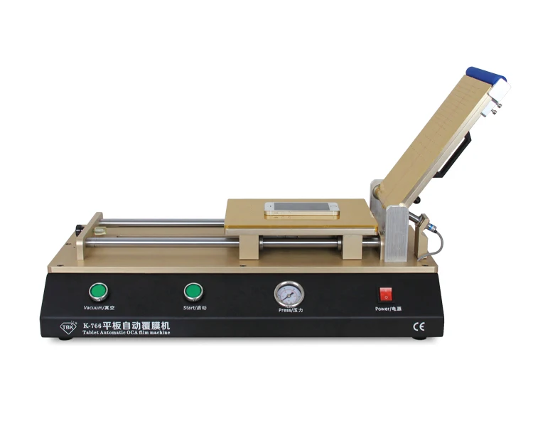 

TBK-766 12" Tablet Automatic OCA Laminating Machine OCA Polarizer Film Laminator Machine for LCD Repair need air compressor