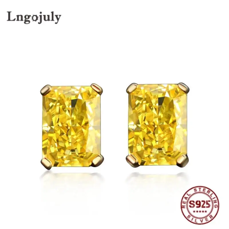 Pure 925 Sterling Silver Topaz 5*7mm High Carbon Diamond Earring Sparkling Women Bride Wedding Party Silver 925 Jewelry Gift
Pure 925 Sterling Silver Topaz 5*7mm High Carbon Diamond Earring Sparkling Women Bride Wedding Party Silver 925 Jewelry Gift