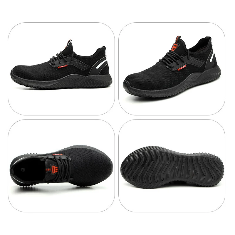 Steel Toe Cap Men Safety Shoes Breathable Lightweight Lace-up Anti-Smashing Casual Sneakers Woman Work Boots Construction Shoes
Steel Toe Cap Men Safety Shoes Breathable Lightweight Lace-up Anti-Smashing Casual Sneakers Woman Work Boots Construction Shoes