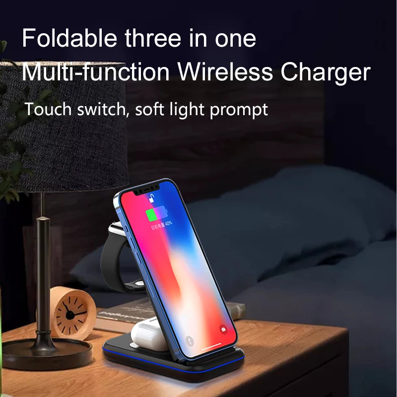 Магнитное Беспроводное зарядное устройство 3 в 1 для Iphone 8 11 12 Pro MAX, Apple Watch AirPods Por, складное, портативное, 2021, 15 Вт
Магнитное Беспроводное зарядное устройство 3 в 1 для Iphone 8 11 12 Pro MAX, Apple Watch AirPods Por, складное, портативное, 2021, 15 Вт
