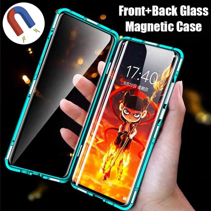 Double Side Glass Magnetic Metal Case For Samsung Galaxy S10 S9 S8 S20 Plus S21 Ultra Note 20 10 9 8 A12 A52 A32 A72 M31 Case
Double Side Glass Magnetic Metal Case For Samsung Galaxy S10 S9 S8 S20 Plus S21 Ultra Note 20 10 9 8 A12 A52 A32 A72 M31 Case