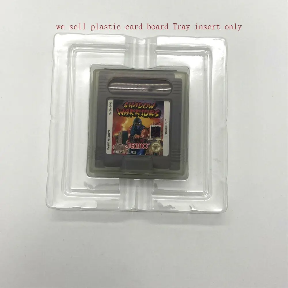 Clear Plastic Case Insert Inner Tray shell for Game Boy& Game Boy Color Games for GB&GBC US/EU Vession
Clear Plastic Case Insert Inner Tray shell for Game Boy& Game Boy Color Games for GB&GBC US/EU Vession