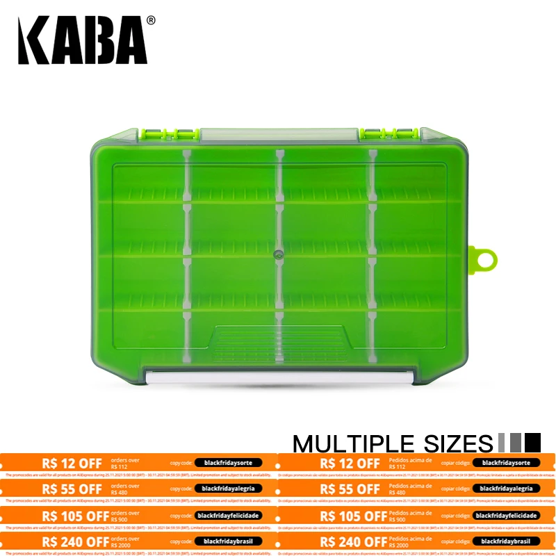Пластиковый Чехол для рыболовных снастей KABA LB с отделениями высокая прочность