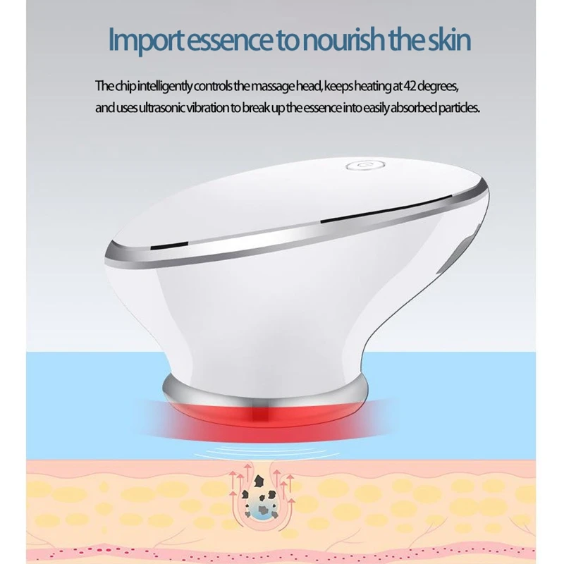 2 in 1 Heated Massager Facial Cleansing Skin Care Brushes USB Rechargeable Facial Cleanser Brush for Skin Exfoliation
2 in 1 Heated Massager Facial Cleansing Skin Care Brushes USB Rechargeable Facial Cleanser Brush for Skin Exfoliation