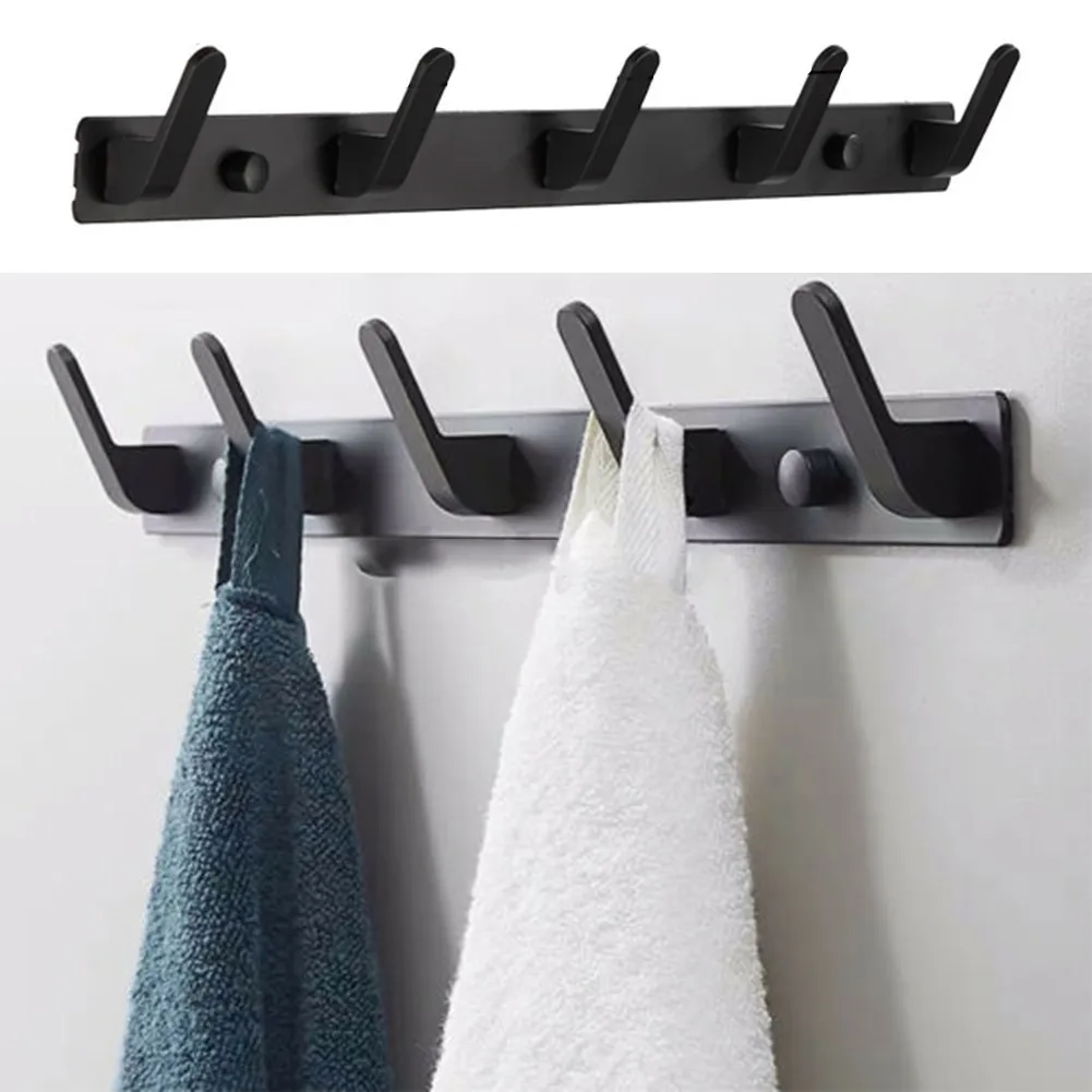 3-6 Hooks Coat Clothes Door Holder Rack Hook Wall Hanger Aluminum Kitchen Clothes Coats Hats Towels Handbags Umbrellas Robes
3-6 Hooks Coat Clothes Door Holder Rack Hook Wall Hanger Aluminum Kitchen Clothes Coats Hats Towels Handbags Umbrellas Robes