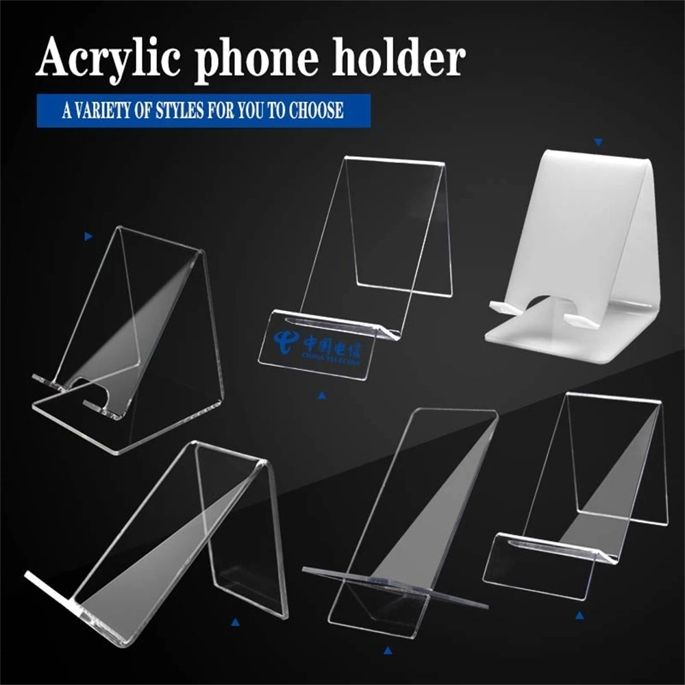10 Pcs Clear Acrylic Phone Mount Holder Mini Portable Display Stand Rack Stand For Cell Phone Display Lazy Desktop Display Stand
10 Pcs Clear Acrylic Phone Mount Holder Mini Portable Display Stand Rack Stand For Cell Phone Display Lazy Desktop Display Stand