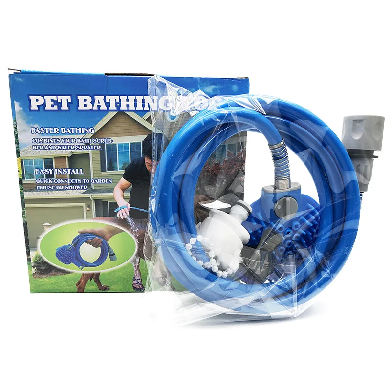 Pet Bathing shower Tool Comfortable Massager Shower Tool Cleaning Washing Bath Sprayers Dog Brush Pet Supplies Wholesale
Pet Bathing shower Tool Comfortable Massager Shower Tool Cleaning Washing Bath Sprayers Dog Brush Pet Supplies Wholesale
