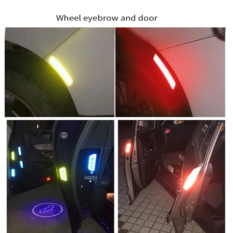 4PCS Car Stickers Reflective Strips Safety Warning Stickers Decal Warning Tape Car Reflective Stickers Reflective Strip Safety
4PCS Car Stickers Reflective Strips Safety Warning Stickers Decal Warning Tape Car Reflective Stickers Reflective Strip Safety